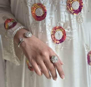 Joury Silver Bangle