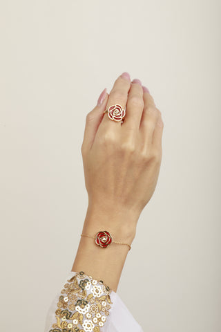 Rose (Red) - Bracelet