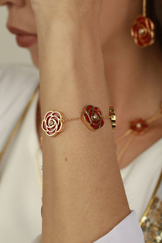 اسوارة 4 وردات - روز