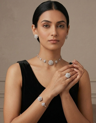 Joury Silver Bangle