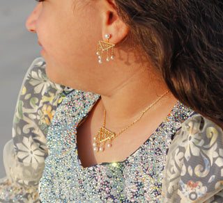 Jadeel Princess set (Necklace & earrings)