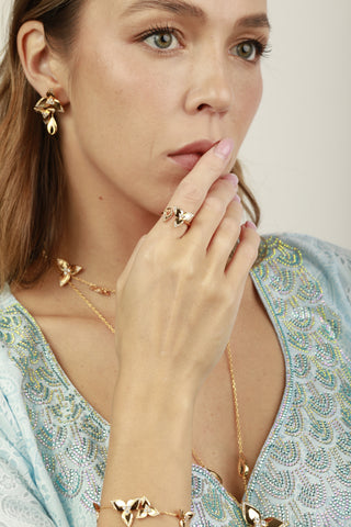 خاتم فلورا - وردة صغيرة